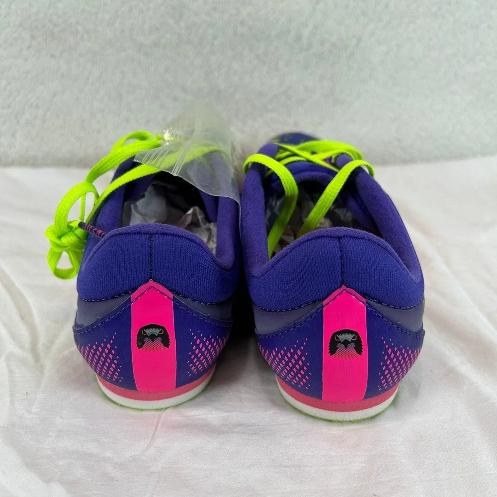 New Balance MD500 P5‎ Womens 8 Purple Pink Yellow Track Field Racing Spikes NEW